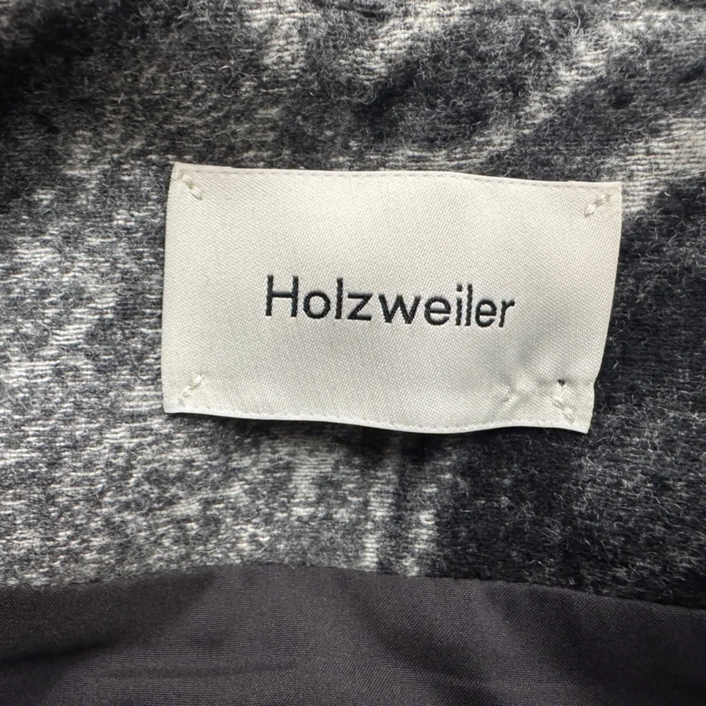 HOLZWEILER Wool Blend Bella Mini Skirt w/ Slit Grey Mix Size XS